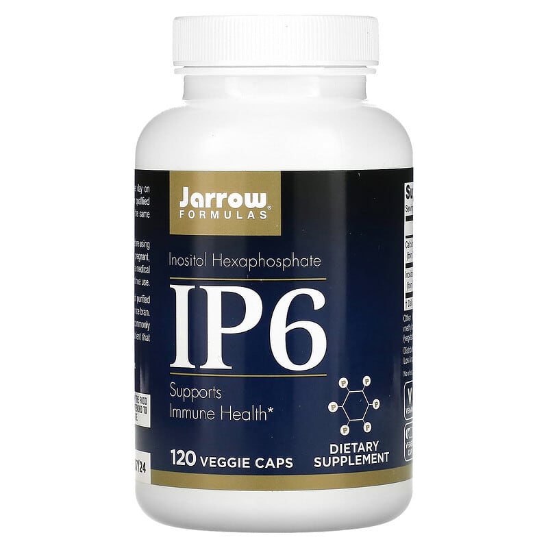 Jarrow Formulas IP6 Inositol Hexaphosphate 500 mg 120 viên 1 Jarrow Formulas IP6 Inositol Hexaphosphate 120 Veggie Caps 790011200116