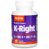 Jarrow Formulas K-Right 60 Softgels 3 Jarrow Formulas K-Right 60 Softgels 790011300090