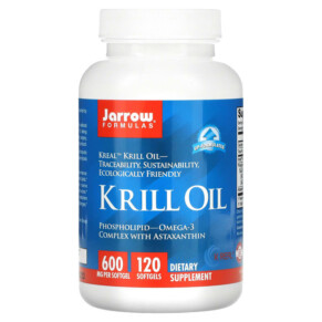 Jarrow Formulas Krill Oil 300 mg 120 Softgels 790011160588