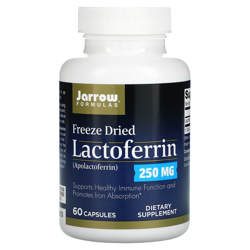 Jarrow Formulas Lactoferrin Freeze Dried 250 mg 60 Capsules 1 Jarrow Formulas Lactoferrin Freeze Dried 250 mg 60 Capsules 790011210115