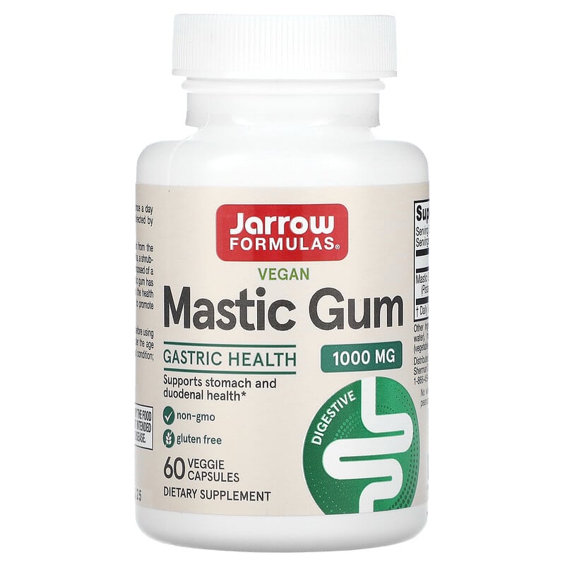 Jarrow Formulas Mastic Gum 500 mg 60 Veggie Capsules 1 Jarrow Formulas Mastic Gum 500 mg 60 Veggie Capsules 790011230076
