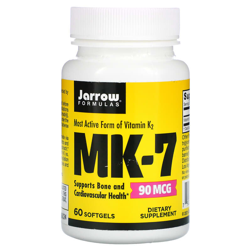 Jarrow Formulas MK-7 90 mcg 60 Softgels 1 Jarrow Formulas MK-7 90 mcg 60 Softgels 790011300014