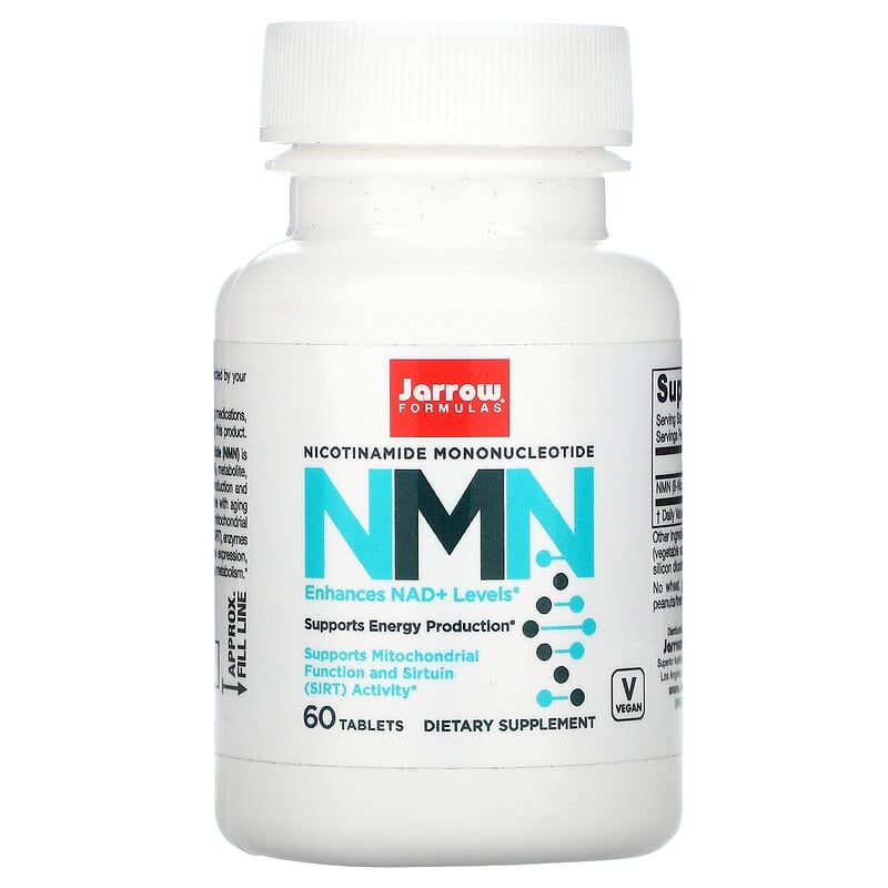 Jarrow Formulas NMN Nicotinamide Mononucleotide 60 viên 1 Jarrow Formulas NMN 125 mg 60 Tablets 790011260233