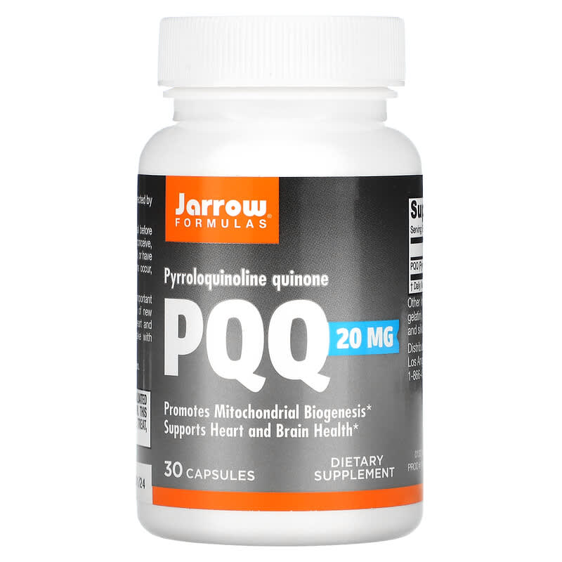 Jarrow Formulas PQQ 20 mg 30 Capsules 1 Jarrow Formulas PQQ 20 mg 30 Capsules 790011120322