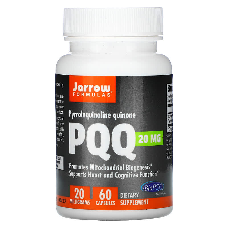 Jarrow Formulas PQQ 20 mg 60 Capsules 1 Jarrow Formulas PQQ 20 mg 60 Capsules 790011120346
