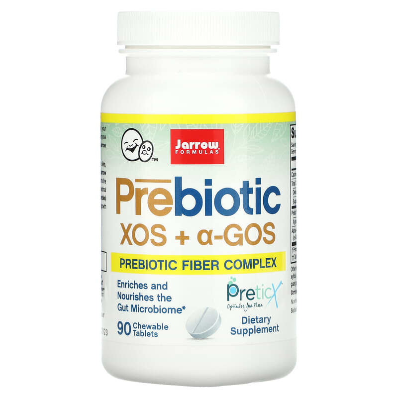 Jarrow Formulas Prebiotic XOS + a-GOS 90 Chewable Tablets 1 Jarrow Formulas Prebiotic XOS + a-GOS 90 Chewable Tablets 790011030454