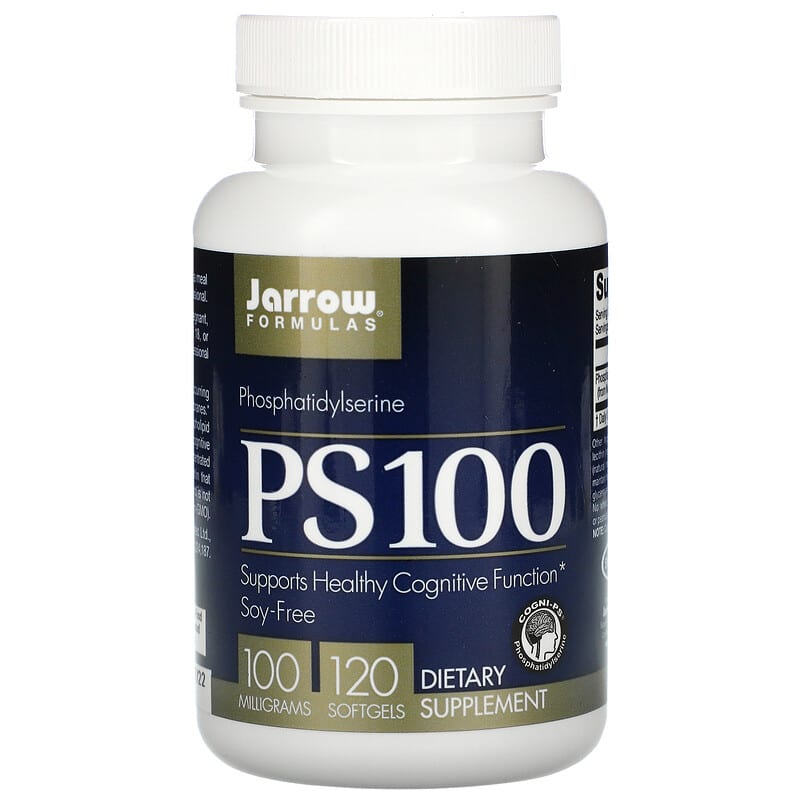 Jarrow Formulas PS 100 Phosphatidylserine 100 mg 120 Softgels 1 Jarrow Formulas PS 100 Phosphatidylserine 100 mg 120 Softgels 790011160595