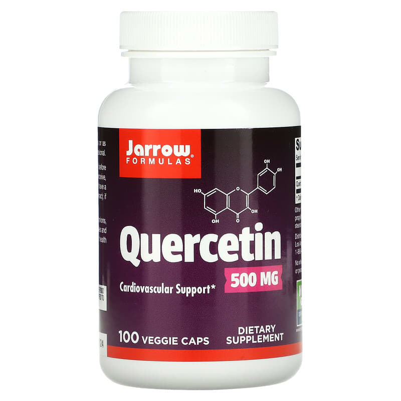 Jarrow Formulas Quercetin 500 mg 100 Veggie Caps 1 Jarrow Formulas Quercetin 500 mg 100 Veggie Caps 790011140160