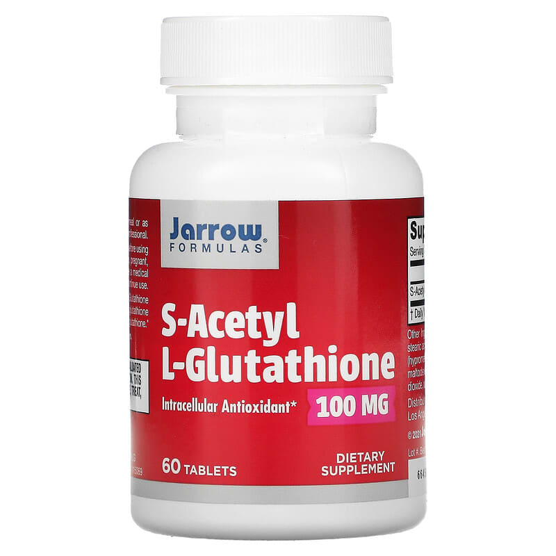 Jarrow Formulas S-Acetyl L-Glutathione 100 mg 60 Tablets 1 Jarrow Formulas S-Acetyl L-Glutathione 100 mg 60 Tablets 790011150695