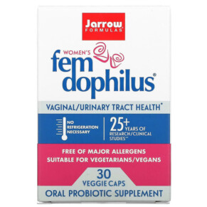 Jarrow Formulas Women's Fem Dophilus 30 Veggie Caps 790011030416