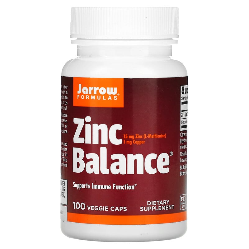 Jarrow Formulas Zinc Balance 100 viên 1 Jarrow Formulas Zinc Balance 100 Veggie Caps 790011130086