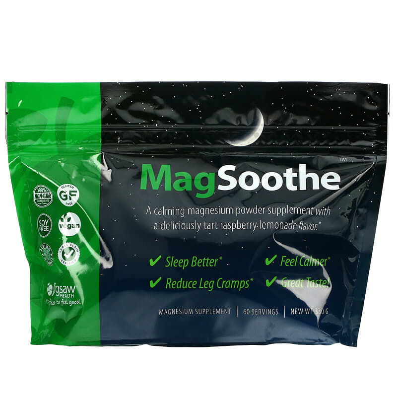 Jigsaw Health MagSoothe Tart Raspberry Lemonade 60 Packets 330 g 1 Jigsaw Health MagSoothe Tart Raspberry Lemonade 60 Packets 330 g 876634001863