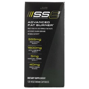 JYM Supplement Science SS8 Super Shredded Advanced Fat Burner 120 Vegetarian Capsules 817047021437