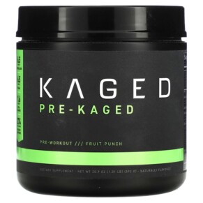 Kaged PRE-KAGED Pre-Workout Fruit Punch 1.31 lb (592 g) 094393450665