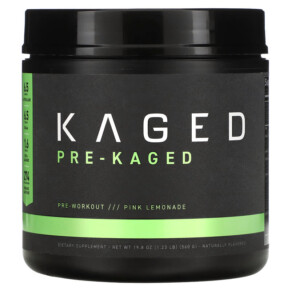 Kaged PRE-KAGED Pre-Workout Pink Lemonade 1.23 lb (560 g) 855894008904