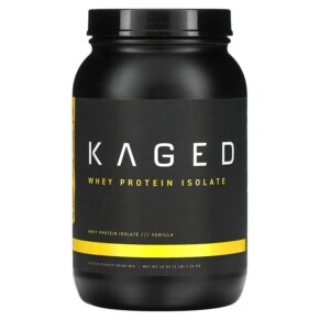 Kaged Whey Protein Isolate Vanilla 3 lb (1.36 kg) 852253007769