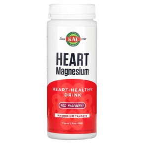 KAL Heart Magnesium Heart-Healthy Drink Red Raspberry 15.7 oz (445 g) 021245845560