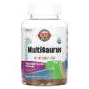 KAL Kids Multisaurus Gummies Lemon Orange & Strawberry 60 Gummies 021245145196