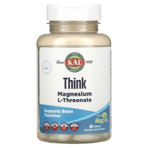 KAL Think Magnesium L-Threonate 60 Tablets 021245271932