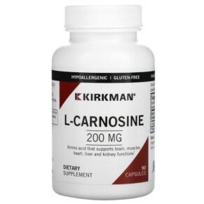 Kirkman Labs L-Carnosine 200 mg 90 Capsules 812325020904