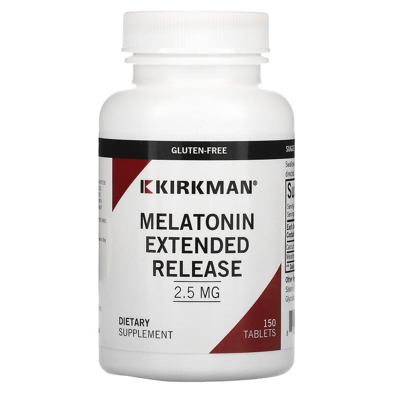 Kirkman Labs Melatonin Extended Release 2.5 mg 150 viên 1 Kirkman Labs Melatonin Extended Release 2.5 mg 150 Tablets 812325021192