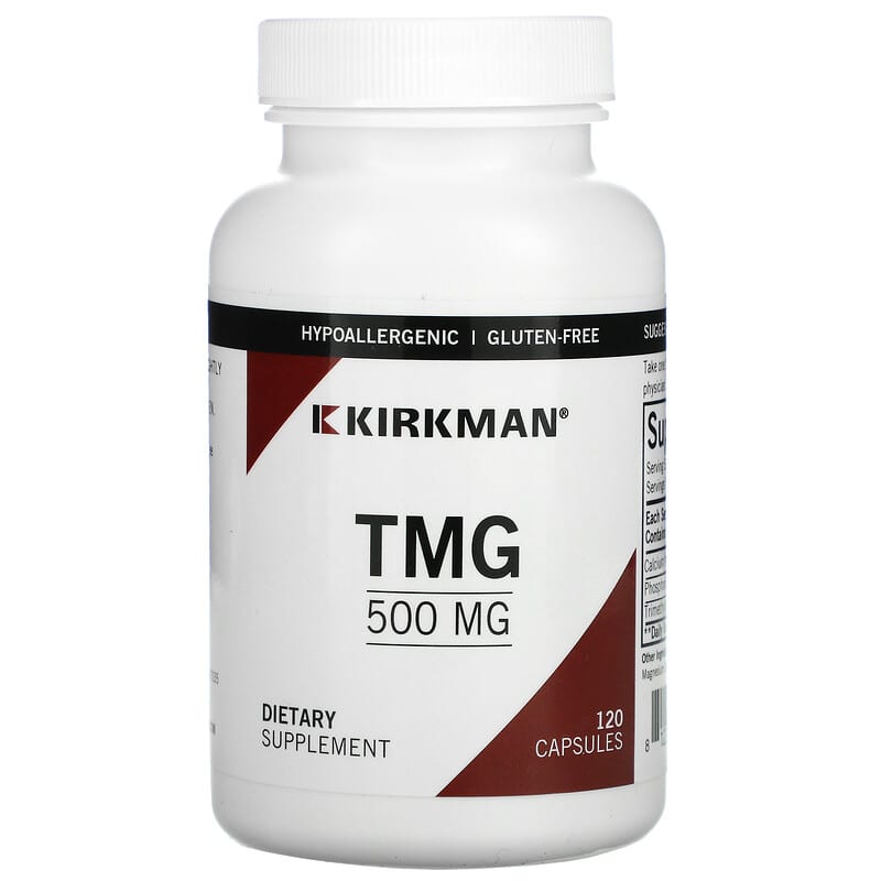 Kirkman Labs TMG 500 mg 120 Capsules 1 Kirkman Labs TMG 500 mg 120 Capsules 812325021239