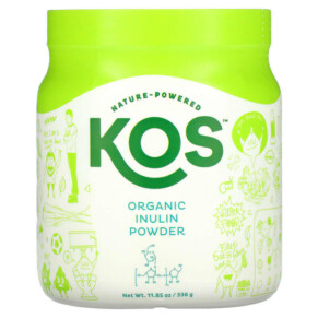 KOS Organic Inulin Powder 11.85 oz (336 g) 850000503236