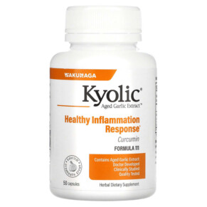 Kyolic Aged Garlic Extract Curcumin 50 Capsules 023542111454