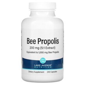 Lake Avenue Nutrition Bee Propolis 1.000 mg 240 Count Veggie Capsules 898220016945