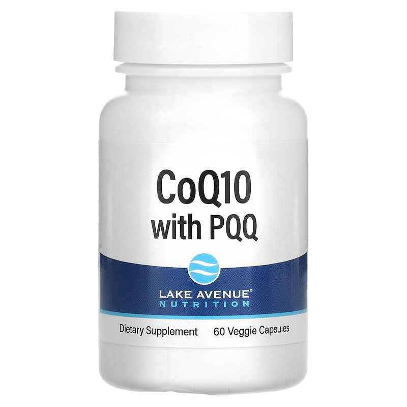 Lake Avenue Nutrition CoQ10 with PQQ 100 mg 60 Veggie Capsules 1 Lake Avenue Nutrition CoQ10 with PQQ 100 mg 60 Veggie Capsules 898220014507