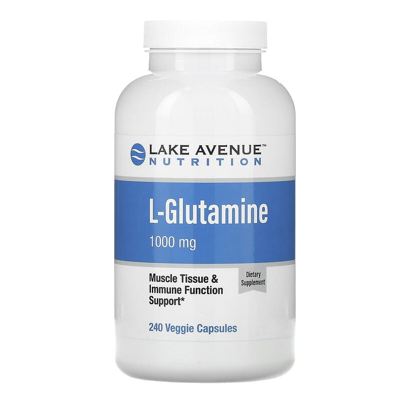 Lake Avenue Nutrition L-Glutamine 1.000 mg 240 Veggie Capsules 1 Lake Avenue Nutrition L-Glutamine 1.000 mg 240 Veggie Capsules 898220015238