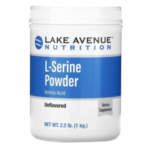 Lake Avenue Nutrition L-Serine Unflavored Powder 2.2 lb (1 kg) 898220014484