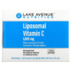 Lake Avenue Nutrition Liposomal Vitamin C Unsweetened 1,000 mg 30 Packets 0.2 oz (5.7 ml) Each 3 Lake Avenue Nutrition Liposomal Vitamin C Unsweetened 1.000 mg 30 Packets 0.2 oz (5.7 ml) Each 898220017515