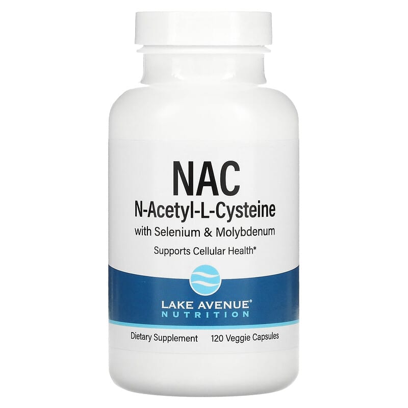 Lake Avenue Nutrition N-Acetyl-L- Cysteine 600 mg 120 Veggie Capsules 1 Lake Avenue Nutrition N-Acetyl-L- Cysteine 600 mg 120 Veggie Capsules 898220016396