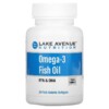 Lake Avenue Nutrition Omega-3 Fish Oil 1250 mg 30 Fish Gelatin Softgels 2 Lake Avenue Nutrition Omega-3 Fish Oil 1250 mg 30 Fish Gelatin Softgels 898220018611