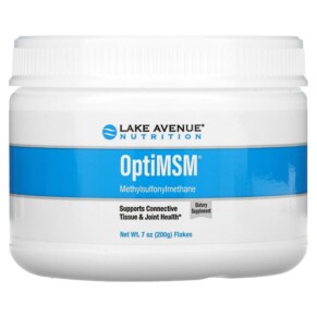 Lake Avenue Nutrition OptiMSM Flakes 7 oz (200 g) 898220016280