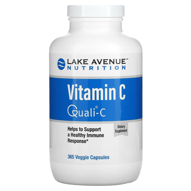 Lake Avenue Nutrition Vitamin C Quali-C 1,000 mg 365 viên 1 Lake Avenue Nutrition Vitamin C Quali-C 1.000 mg 365 Veggie Capsules 898220014101