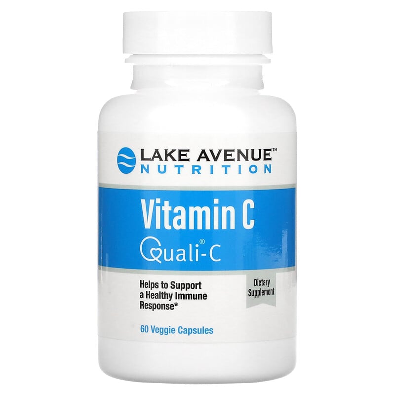 Lake Avenue Nutrition Vitamin C Quali-C 1,000 mg 60 viên 1 Lake Avenue Nutrition Vitamin C Quali-C 1.000 mg 60 Veggie Capsules 898220014095