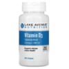 Lake Avenue Nutrition Vitamin D3 25 mcg (1.000 IU) 360 Softgels 898220014170