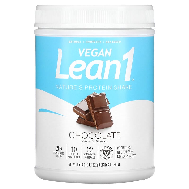 Lean1 Nature's Protein Shake Chocolate 1.5 lb (672 g) 1 Lean1 Nature's Protein Shake Chocolate 1.5 lb (672 g) 810033014123