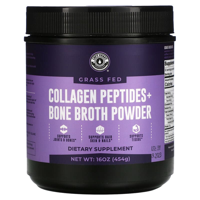 Left Coast Performance Collagen Peptides + Bone Broth Powder 16 oz (454 g) 1 Left Coast Performance Collagen Peptides + Bone Broth Powder 16 oz (454 g) 850028626085