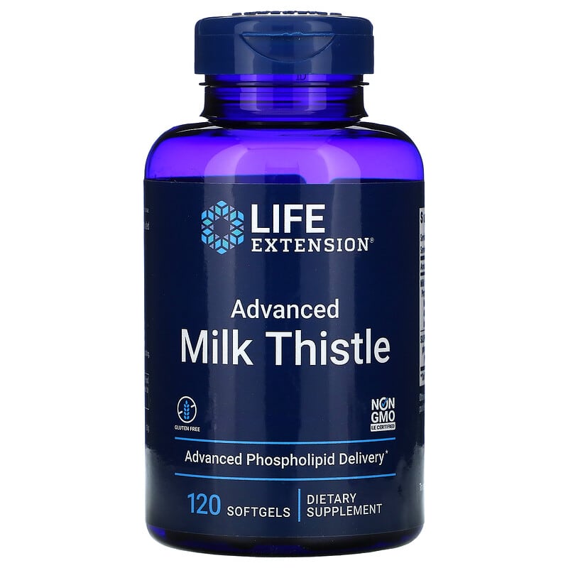 Life Extension Advanced Milk Thistle 120 Softgels 1 Life Extension Advanced Milk Thistle 120 Softgels 737870192510