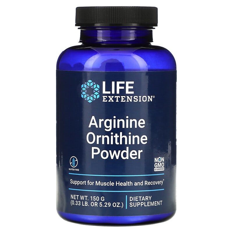 Life Extension Arginine Ornithine Powder 5.29 oz (150 g) 1 Life Extension Arginine Ornithine Powder 5.29 oz (150 g) 737870038153