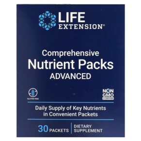 Life Extension Comprehensive Nutrient Packs Advanced 30 Packets 737870249801