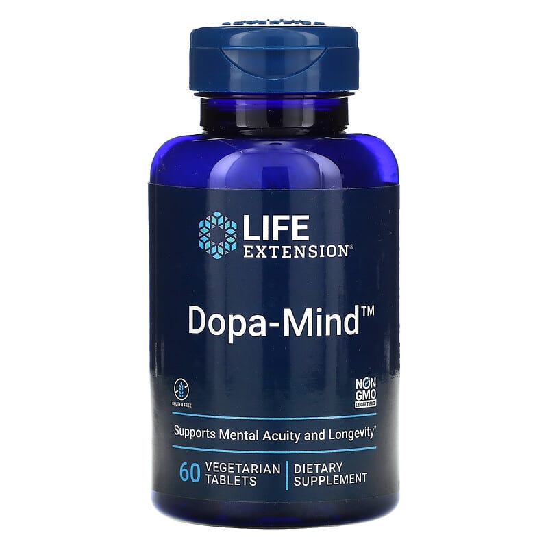 Life Extension Dopa-Mind 60 Vegetarian Tablets 1 Life Extension Dopa-Mind 60 Vegetarian Tablets 737870200666