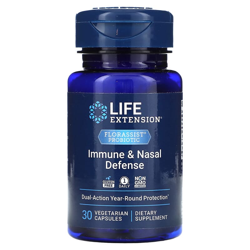 Life Extension FLORASSIST Immune & Nasal Defense 30 Vegetarian Capsules 1 Life Extension FLORASSIST Immune & Nasal Defense 30 Vegetarian Capsules 737870220831