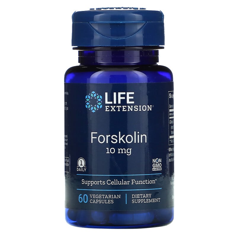 Life Extension Forskolin 10 mg 60 viên 1 Life Extension Forskolin 10 mg 60 Vegetarian Capsules 737870154464