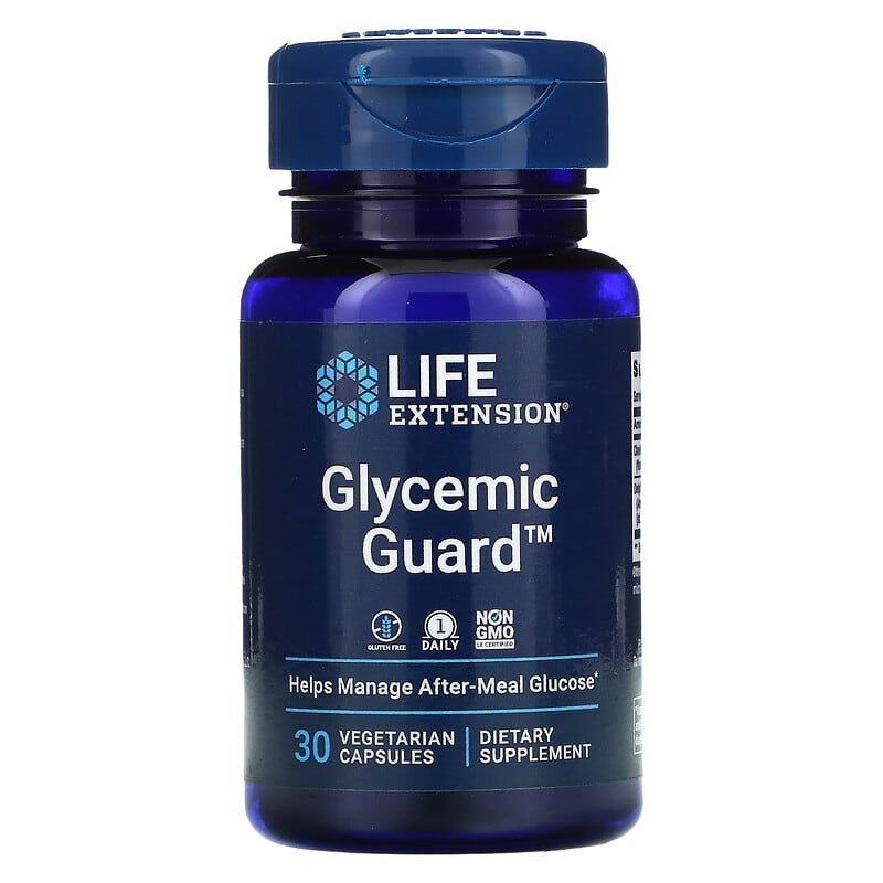 Life Extension Glycemic Guard 30 Vegetarian Capsules 1 Life Extension Glycemic Guard 30 Vegetarian Capsules 737870212232