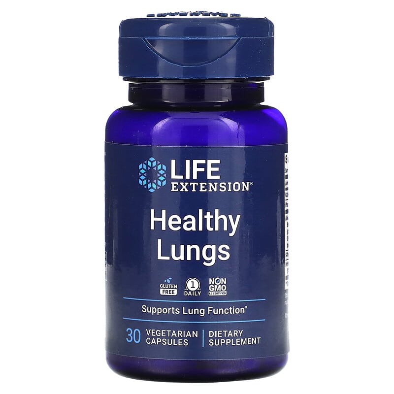 Life Extension Healthy Lungs 30 Vegetarian Capsules 1 Life Extension Healthy Lungs 30 Vegetarian Capsules 737870251231