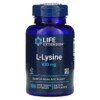 Life Extension L-Lysine 620 mg 100 Vegetarian Capsules 2 Life Extension L-Lysine 620 mg 100 Vegetarian Capsules 737870167815